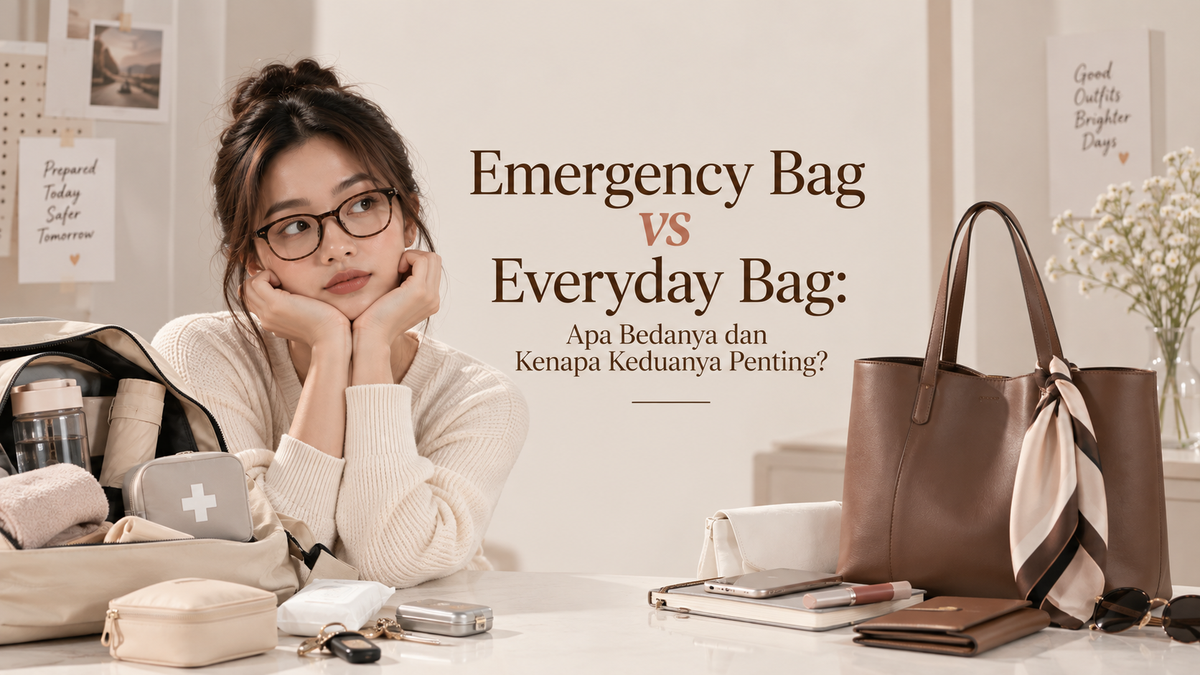 Emergency Bag vs Everyday Bag: Apa Bedanya dan Kenapa Keduanya Penting?