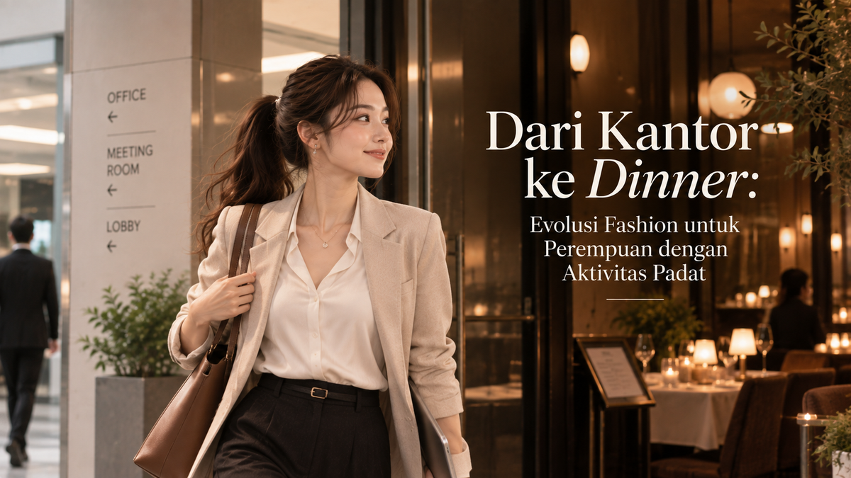 Dari Kantor ke Dinner: Evolusi Fashion untuk Perempuan dengan Aktivitas Padat