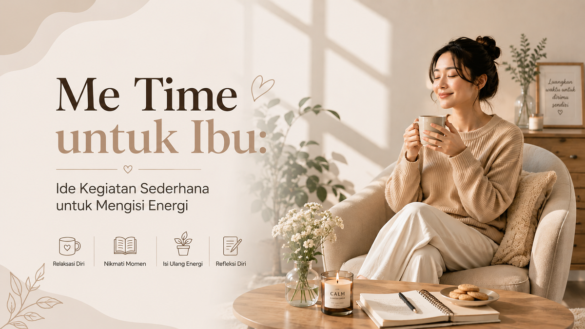 Me Time untuk Ibu: Ide Kegiatan Sederhana untuk Mengisi Energi