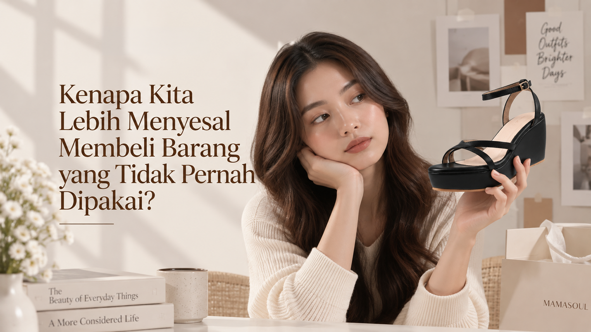 Kenapa Kita Lebih Menyesal Membeli Barang yang Tidak Pernah Dipakai?