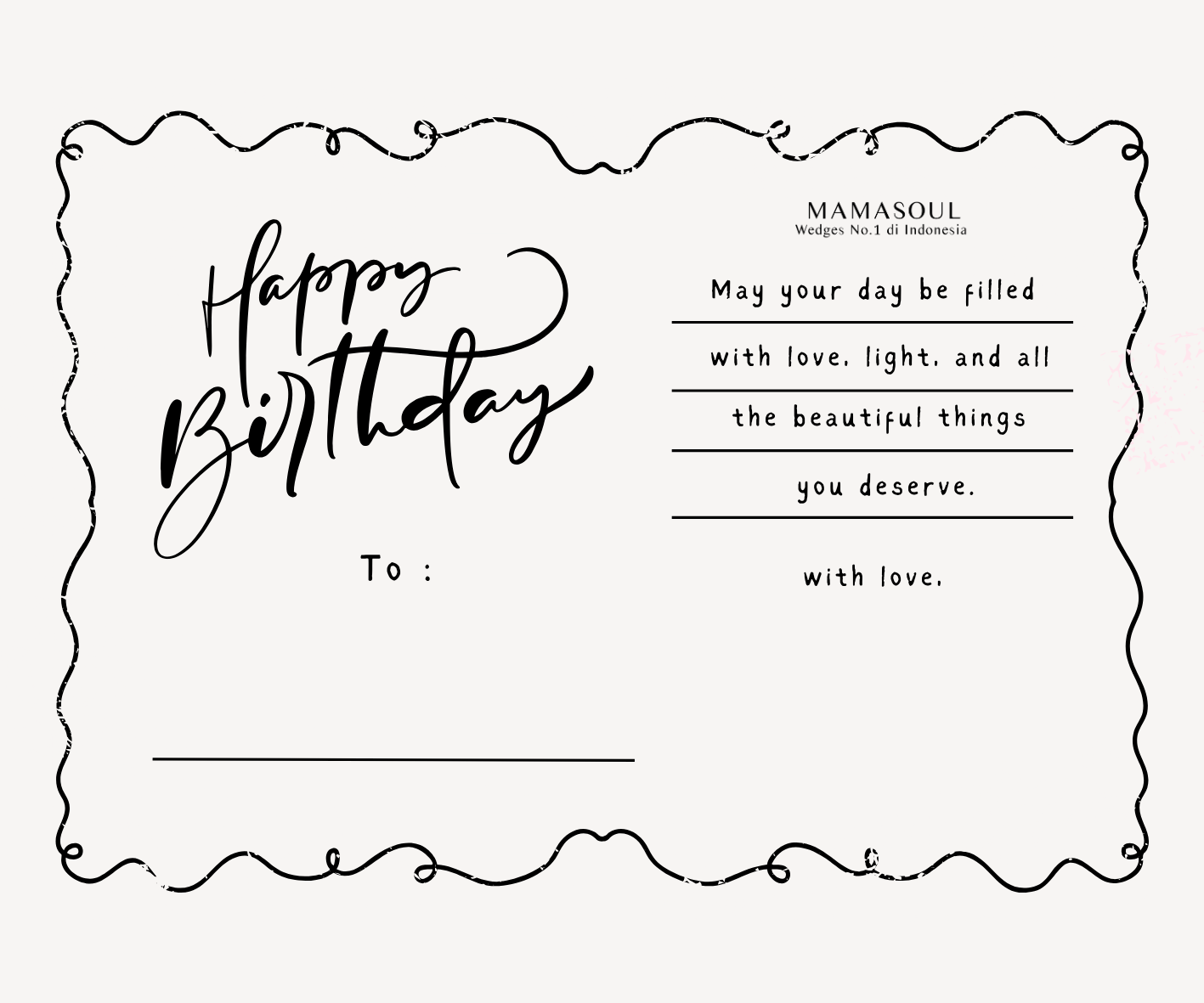 BIRTHDAY CARD